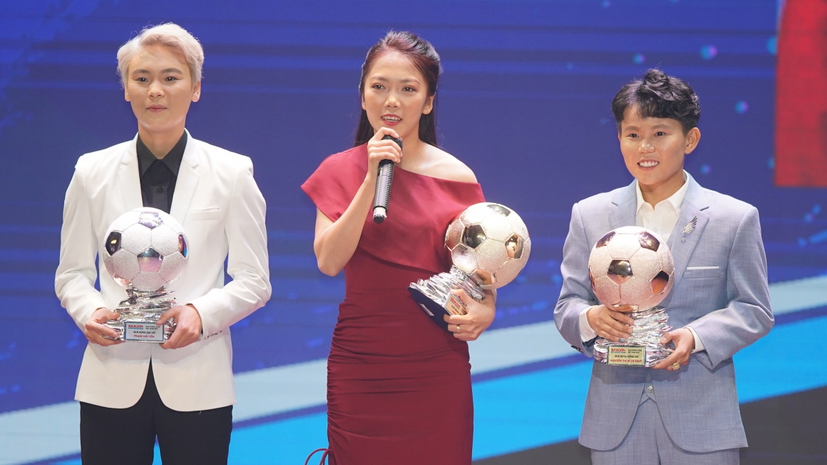 Huỳnh Như lần thứ 3 liên tiếp giành Quả bóng Vàng nữ Việt Nam